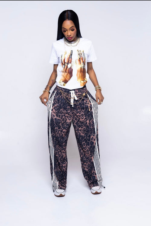 Cheetah print pants (Tall Girl Friendly)￼